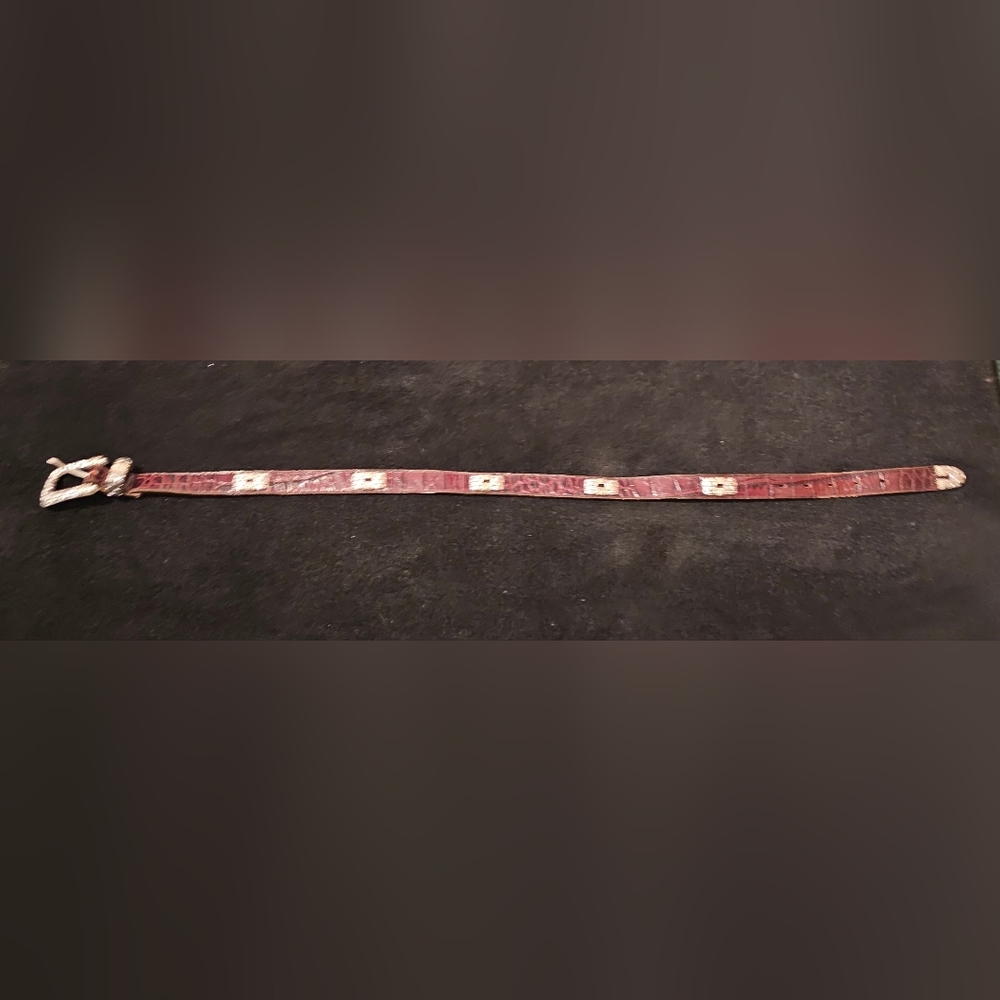 Lady Nadim Genuine Brown Leather Belt size small